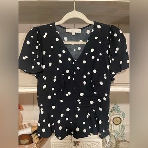Ann Taylor Loft Peplum Top